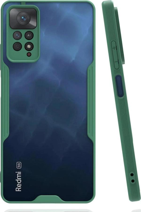 Xiaomi Redmi Note 11 Pro Kılıf Platin Silikon - Yeşil-(5796) - Image 1