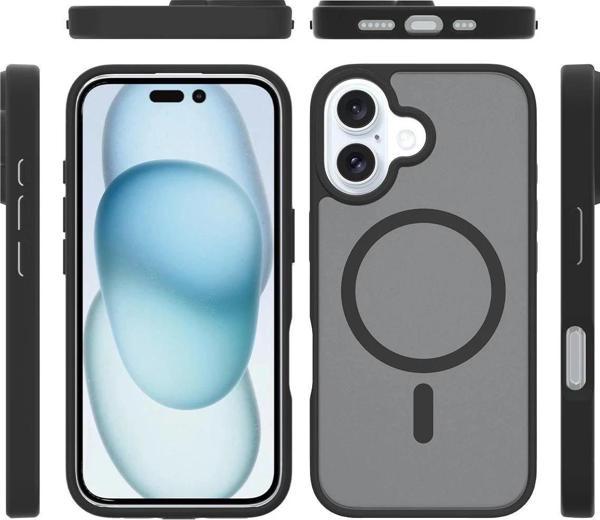 iPhone 16 Plus Jota Magsafe Kapak - Lila-(5796) - Image 1