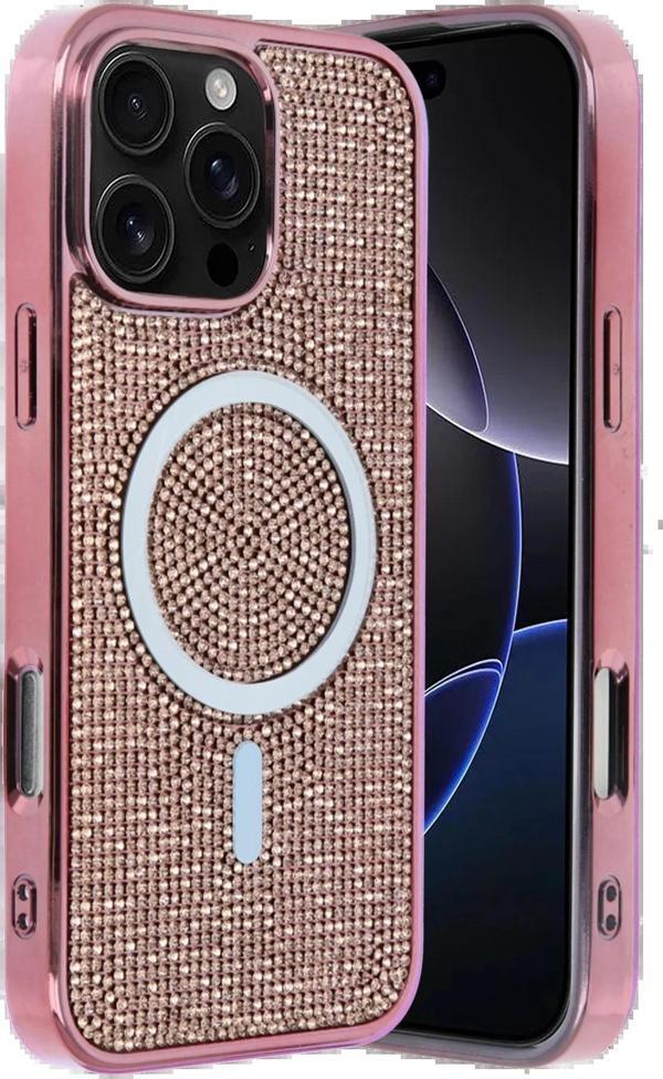 Apple iPhone 16 Pro Max Helen Magsafe Kapak - Pembe-(5796) - Image 1