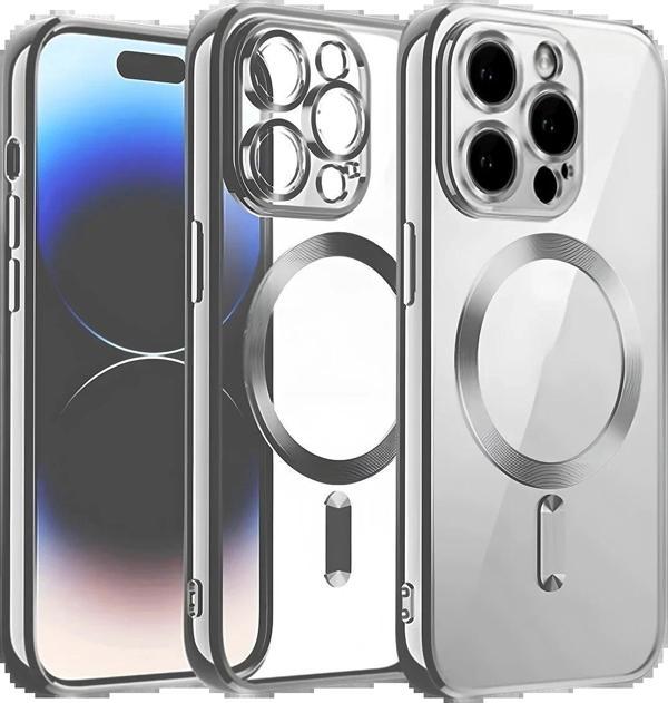 iPhone 12 Pro Kılıf Kross Magneticsafe Kapak - Titan Gri-(5796) - Image 1