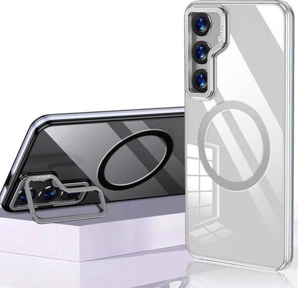 Samsung Galaxy S24 Crystal Magsafe Kapak - Şeffaf-(5796) - Image 1
