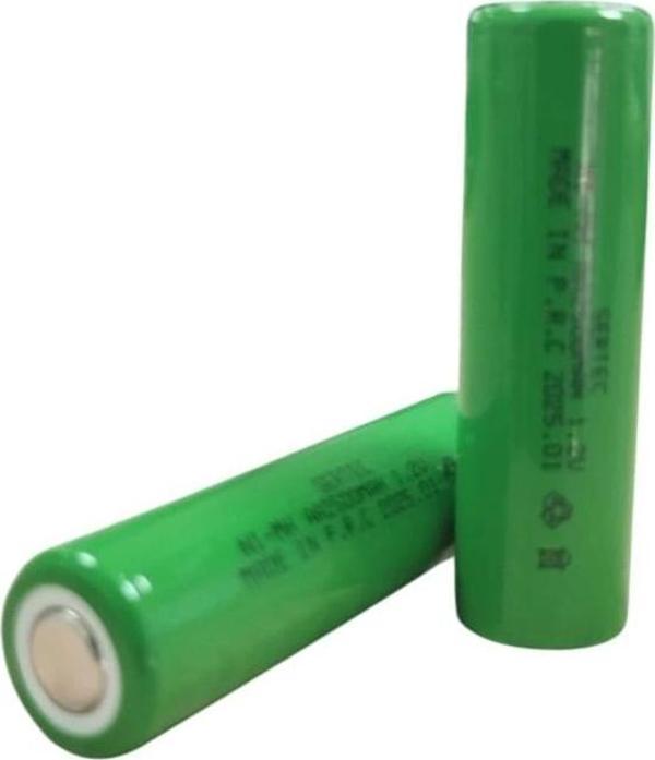 1.2V 2500 Mah - AA - NI-MH Şarjlı Pil - (Başsız / Flat Head) - Image 1