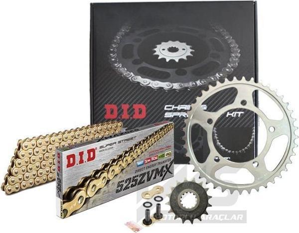Did-Jt 2012-2014 Ducati Diavel Cromo Uyumlu Zincir Dişli Set Zvm-x Zincir Çelik Renk - Image 1