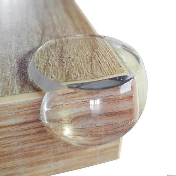 4 Adet Silikon Şeffaf Masa Kenar Köşe Koruma - Image 1