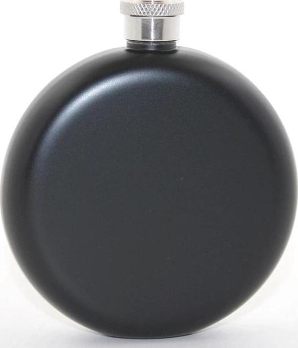 Paslanmaz Çelik Yuvarlak 5 Oz Tekli Matara Alk2678 - Image 1