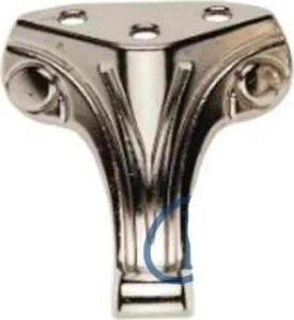 Moda Ahşap, Mdf, Sunta Sandık Ayağı, Kutu Ayak 4,5 Cm - Nikel - Image 1