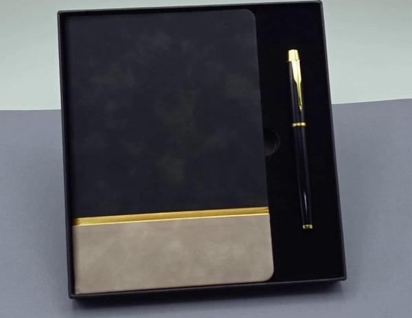 Defter Ve Kalem Kutulu Siyah Set - Image 1