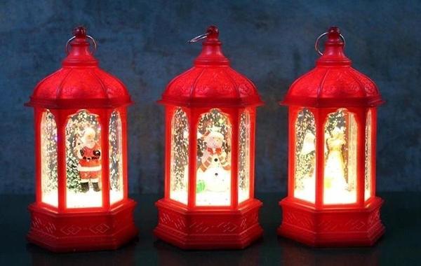 Yılbaşı Temalı Işıklı Kar Küresi Alk3218 - Image 1