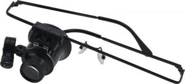 Gözlük Model 20x16mm Optik Lens Led Işık Monoküler Büyüteç - Image 1