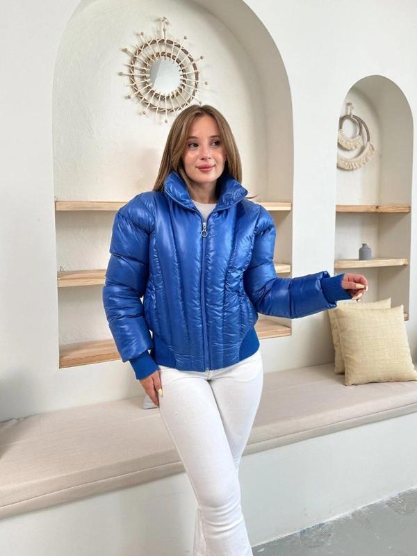 Puffer kısa mont mavi st25534 - Image 1