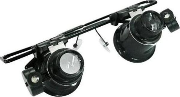 Gözlük Model Çıft Led Aydınlatma ,saat Onarımı Için Harika Büyüteç - Image 1