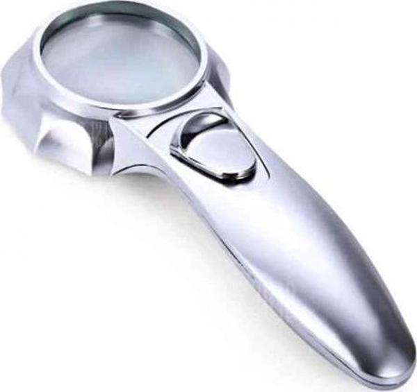 7x Büyüteç 6 Led Işık Aydınlatma 50mm Optik Lens El Büyüteç - Image 1