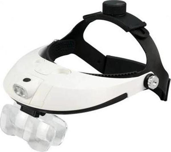 5 Mercekli Çok Fonksiyonlu, Başlık Tip Işıklı Büyüteç 81001h - Image 1