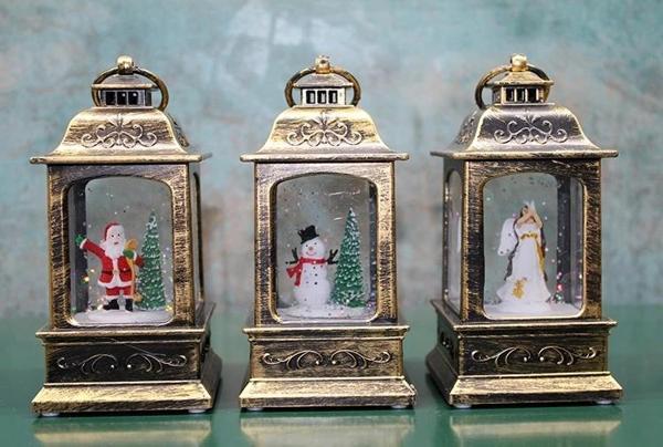 Yılbaşı Temalı Işıklı Müzikli Kar Küresi Alk3223 - Image 1