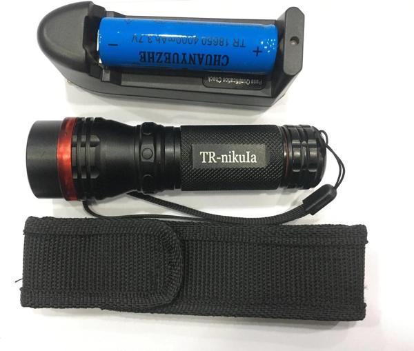 Beyaz Led Işıklı ,şarjlı Pil,şarj Cıhazlı El Fener 620 - Image 1