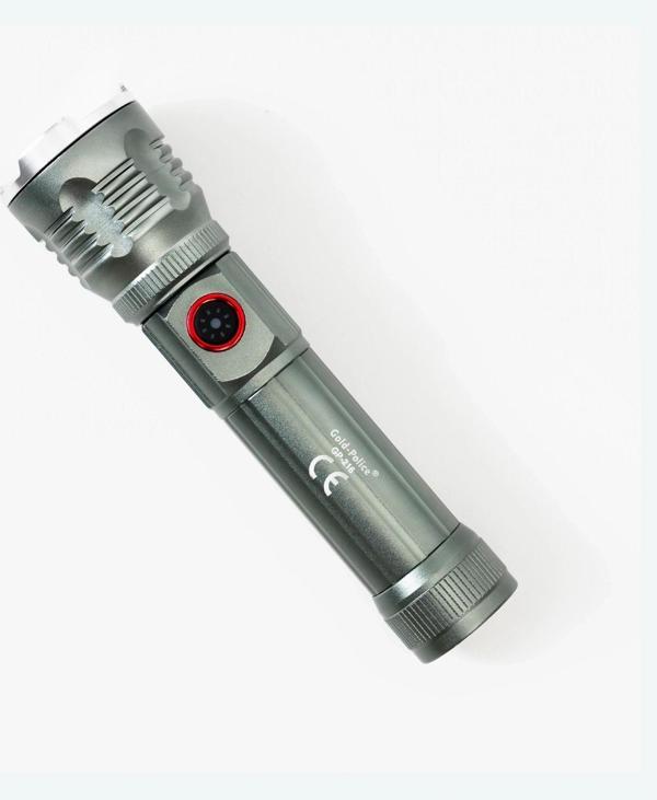 BFS Gold Police Gp-216 Şarjlı El Feneri Güçlü Tg Led 2000 Lümen - Image 1