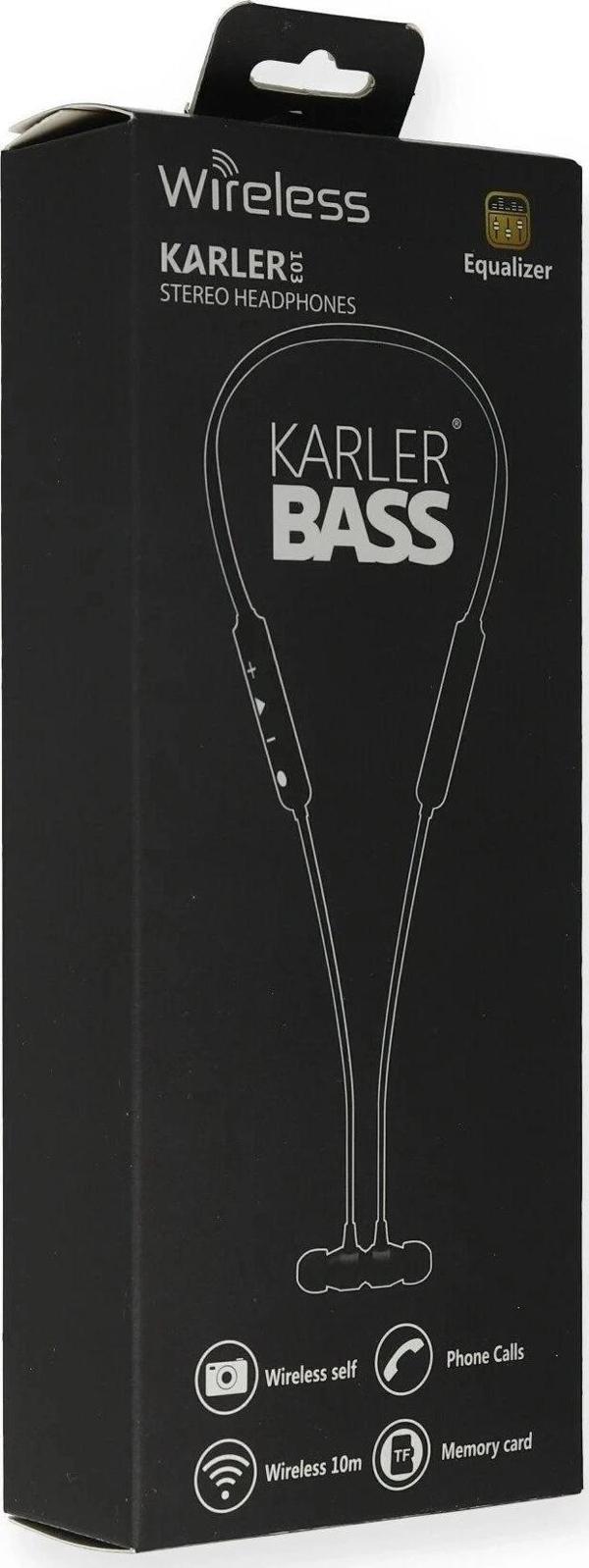 KR103 Kablosuz Kulaklık - Siyah-(5796) - Image 1