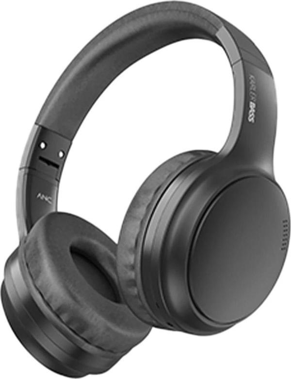 KRH4 Aktif Gürültü Engelleyici Özellikli Kafaüstü Kablosuz Bluetooth Kulaklık - Siyah-(5796) - Image 1