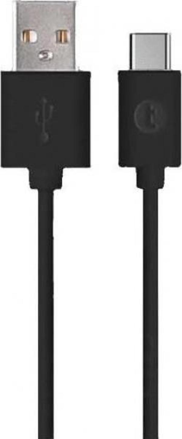 TAKS 5DK12S USB-A/USB-C ŞARJ KABLOSU SİYAH 100CM - Image 1