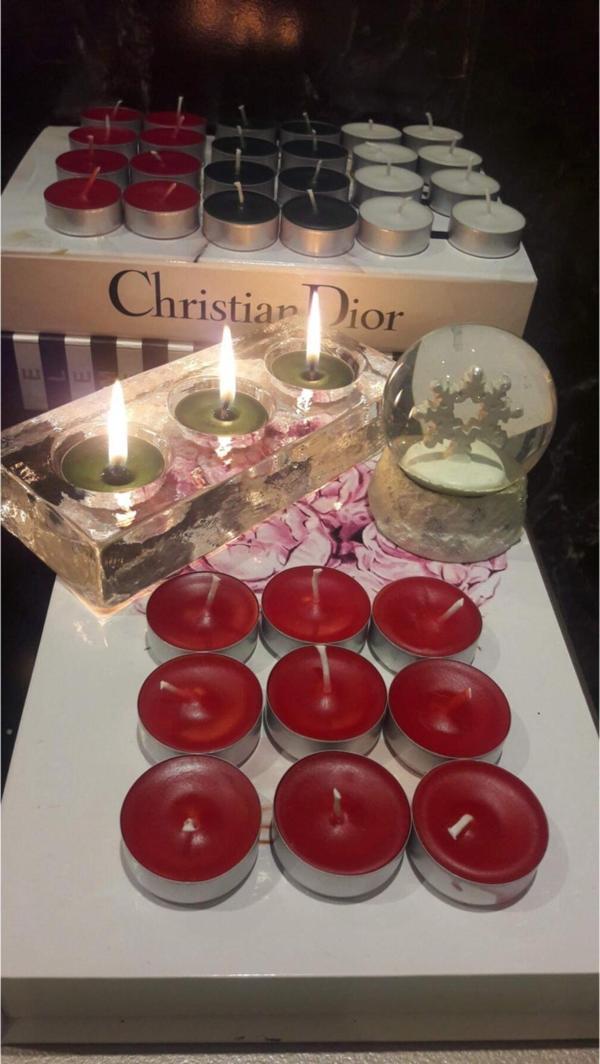 Abete Eğlence Adası Tealight 12'Li Kırmızı Büyük Boy Mum - Image 1