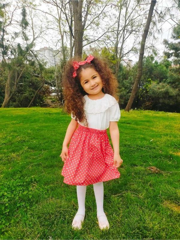 Angels Collection Kırmızı Beyaz Puantiyeli Etek - Image 1