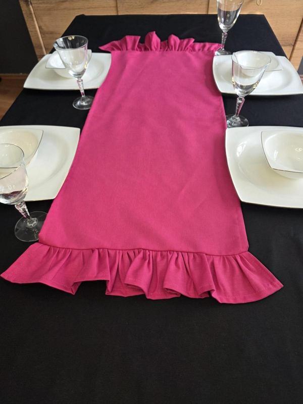 Angels Collection İki Tarafı Fırfırlı Runner - Sıvı İtici Özlliğe Sahip - Image 1