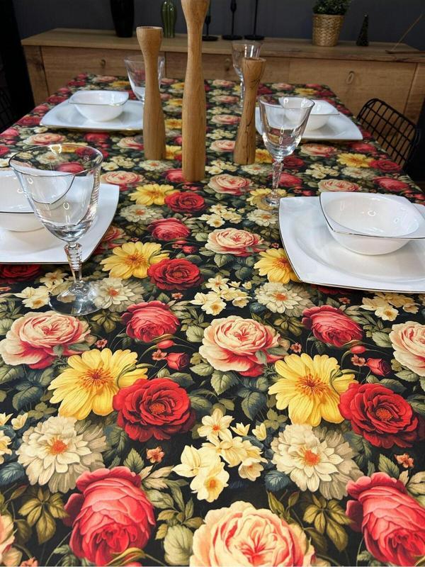 Angels Collection Çiçekli Masa Örtüsü - Image 1