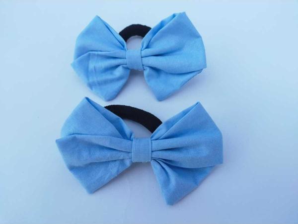 Angels Collection Mavi Fiyonk Toka Lastikli 2'Li - Image 1