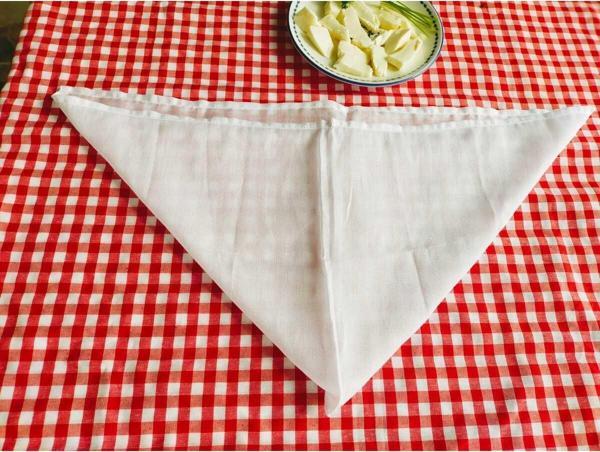 Angels Collection Süt, Peynir Ve Yoğurt Süzme Bezi ( Torba )- Doğal Tülbent Bezinden 60*60 - Image 1