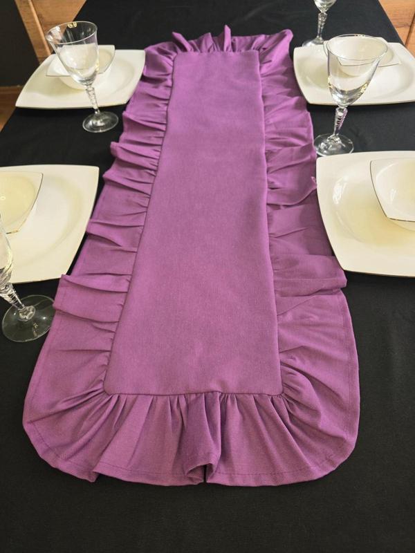 Angels Collection Etrafı Fırfırlı Runner - Sıvı İtici Özlliğe Sahip - Image 1