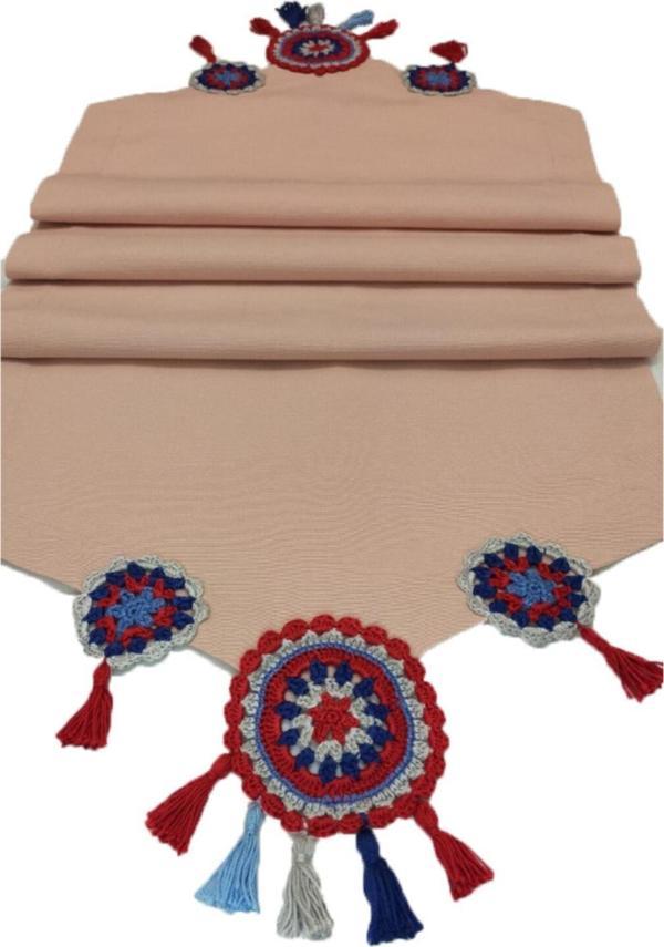 Angels Collection Mandala Motifli Püsküllü Runner - Image 1