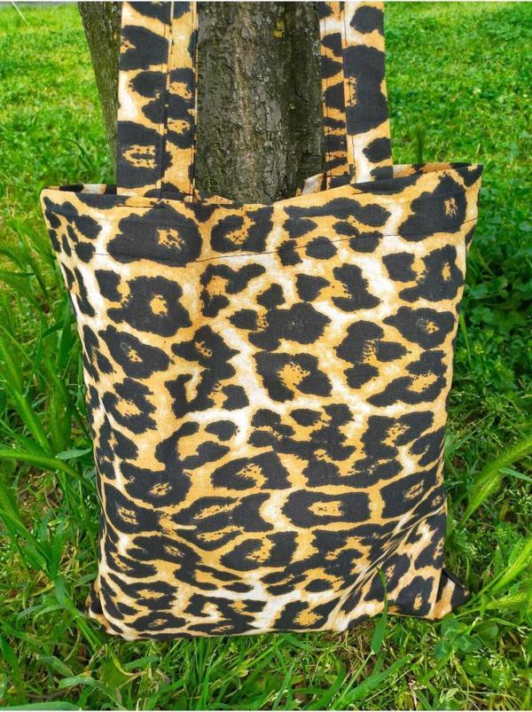 Angels Collection Leopar Desenli Çanta - Çevre Dostu - Sıvı İtici Özelliğe Sahip - Image 1