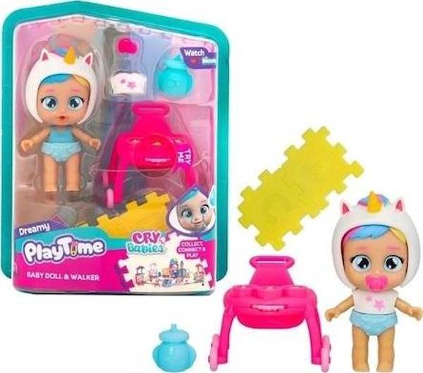 Cry Babies Play Time Mini Dreamy Bebek ve Yürüteci 923218 Lisanslı Ürün - Image 1