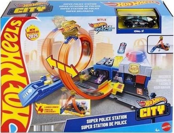 Hot Wheels Polis İstasyonu JBM71 Lisanslı Ürün - Image 1