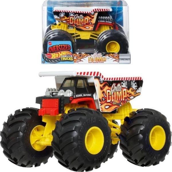 Hot Wheels Monster Trucks 1:24 Gotta Dump FYJ83 JCC98 Lisanslı Ürün - Image 1