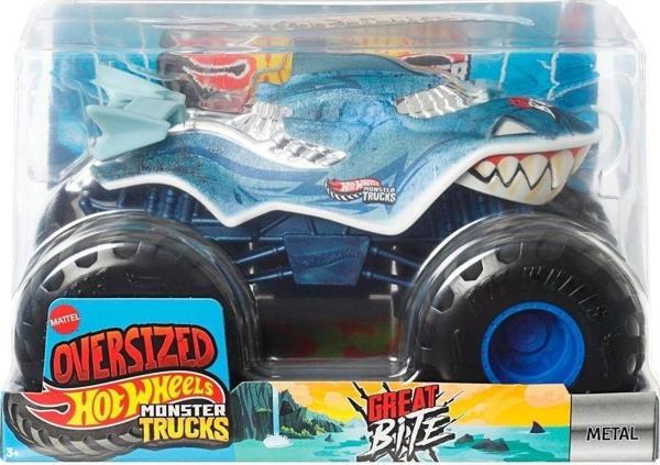  Hot Wheels Monster Trucks 1:24 Great Bite FYJ83 JCC89 Lisanslı Ürün - Image 1