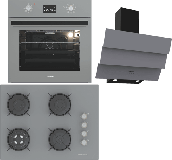 Termikel Ankastre Set (BO O6555C A + BH P7194C A + CH S6532C BA) - Image 1