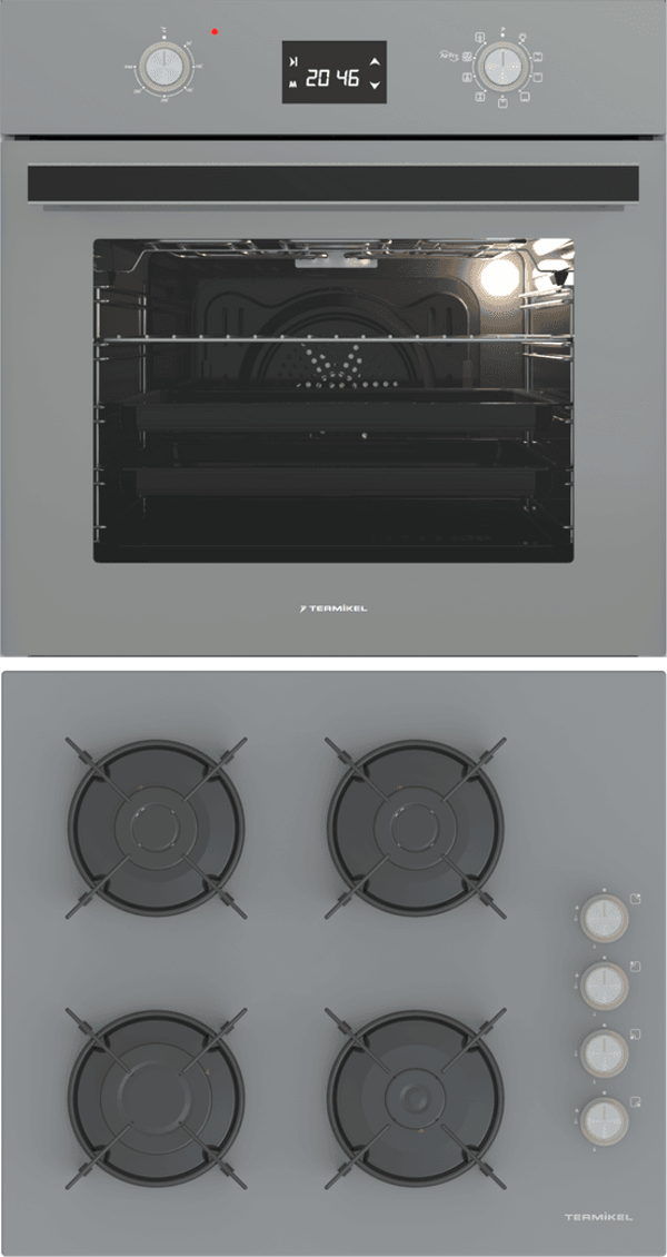 Termikel Ankastre Set (BO O6555C A + BH P6144C A) - Image 1