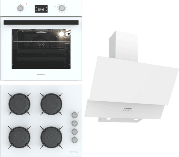 Termikel Ankastre Set (BO O6555C W + BH P6144C W + CH C6532C WW) - Image 1