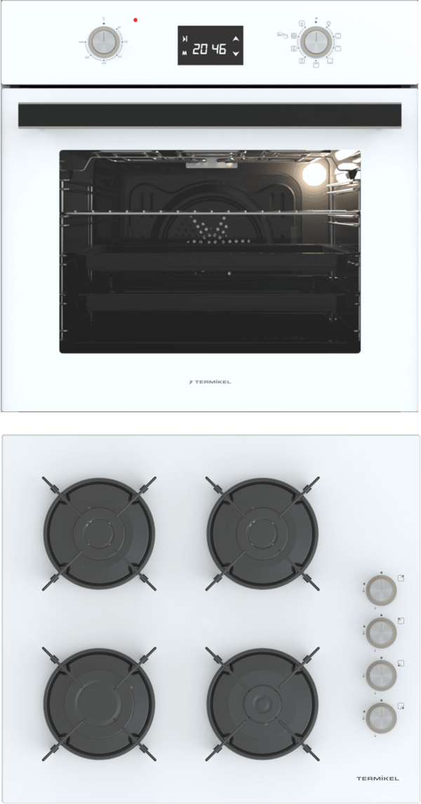 Termikel Ankastre Set (BO O6555C W + BH P6144C W) - Image 1