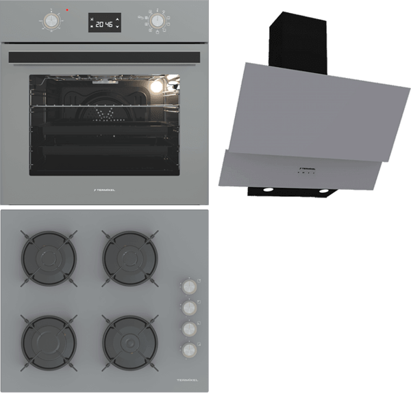 Termikel Ankastre Set (BO O6555C A + BH P6144C A + CH C6532C BA) - Image 1