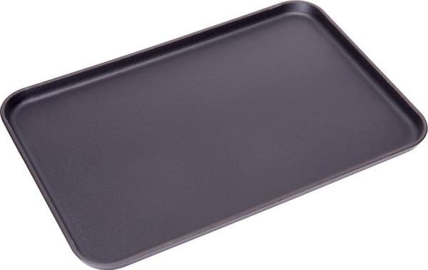 Sürel 20*30 cm Dikdörtgen Düz Sunum Tabak Mat Siyah - Image 1