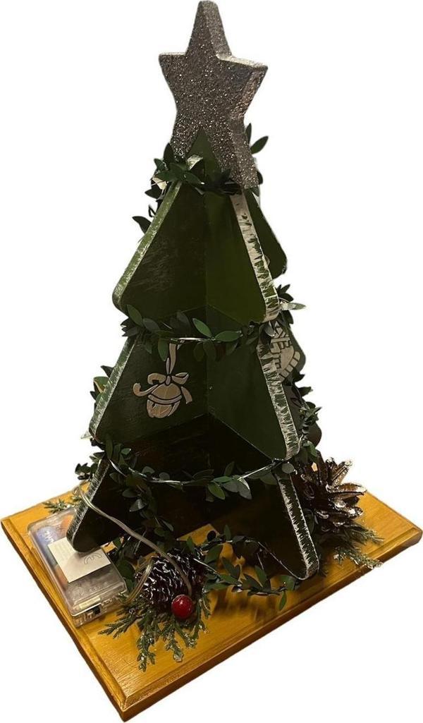 Ahşap Yılbaşı Ağacı - Image 1