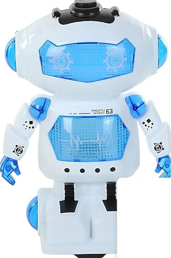 BFS   Kutulu Yürüyen Sesli Işıklı Robot - Image 1