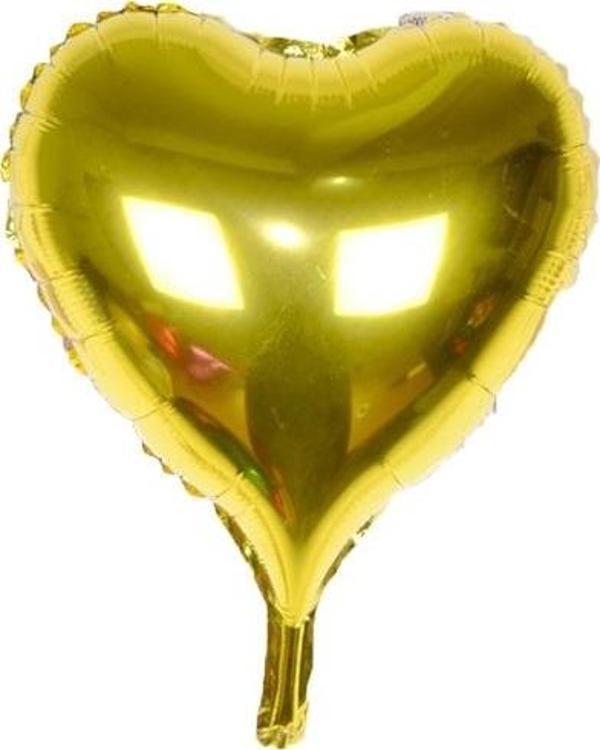 Altın Sarısı Uçan Folyo Balon 80 Cm. - Image 1