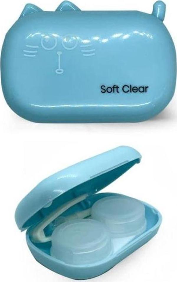 Lens Kabı Soft Clear Mavi - Image 1