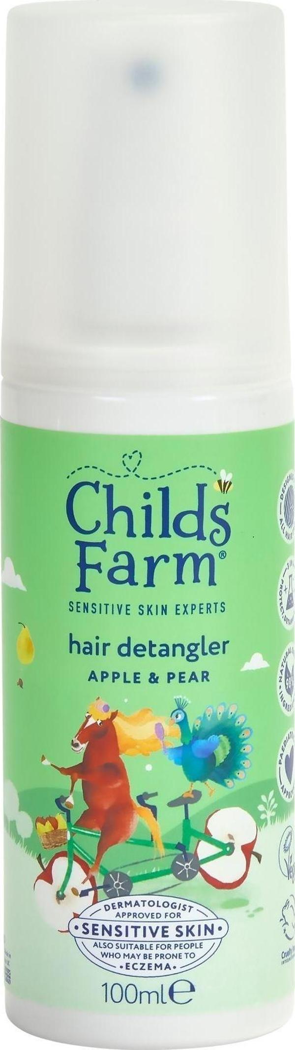 Childs Farm Elma ve Armut Özlü Kolay Tarama Çocuk Saç Spreyi 100ml - Image 1