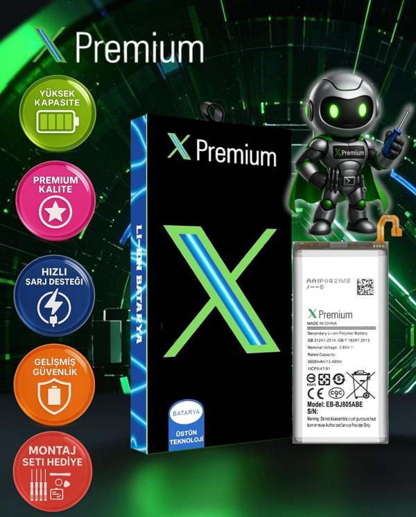 Xpremium Samsung A6+ 2018 Uyumlu Batarya Pil Süper Yüksek Kalite 3500 mAh EB-BJ805ABE - Image 1