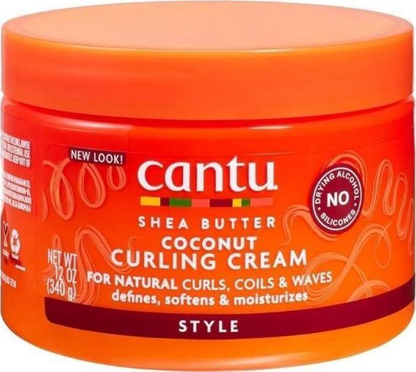 Cantu Kıvırcık ve Dalgalı Saçlar Hindistancevizli Bukle Belirginleştirici Saç Kremi 340 gr - Image 1