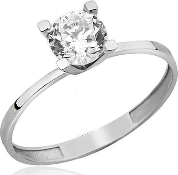 14 Ayar Altın Tektaş Yüzük - Image 1